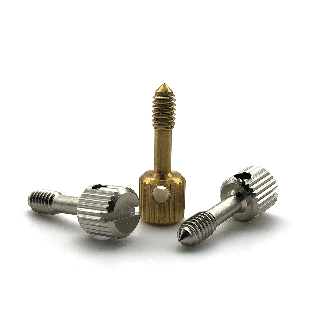 直纹网纹手拧螺丝 碳钢平头一字···